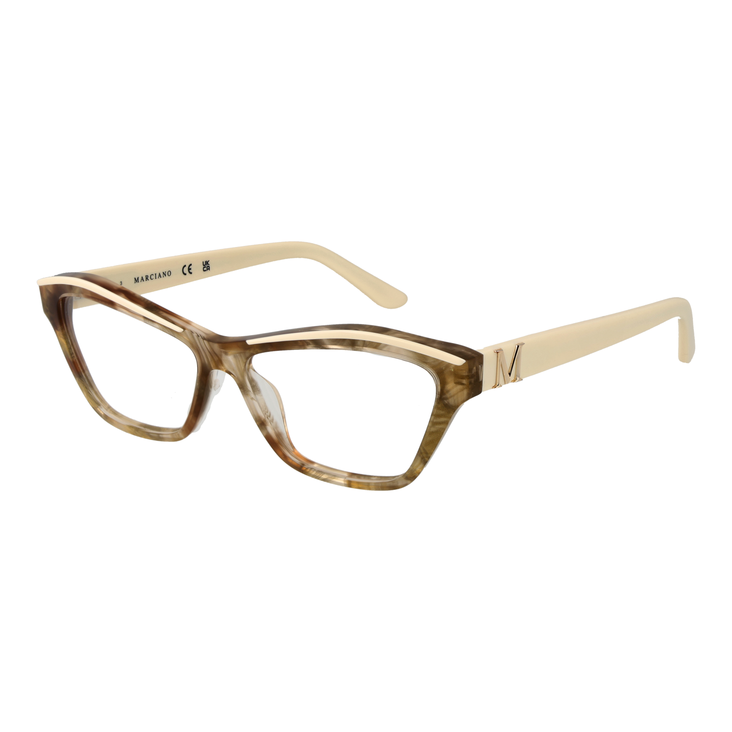 Marciano by Guess Kattöga Glasögonbåge i Beige