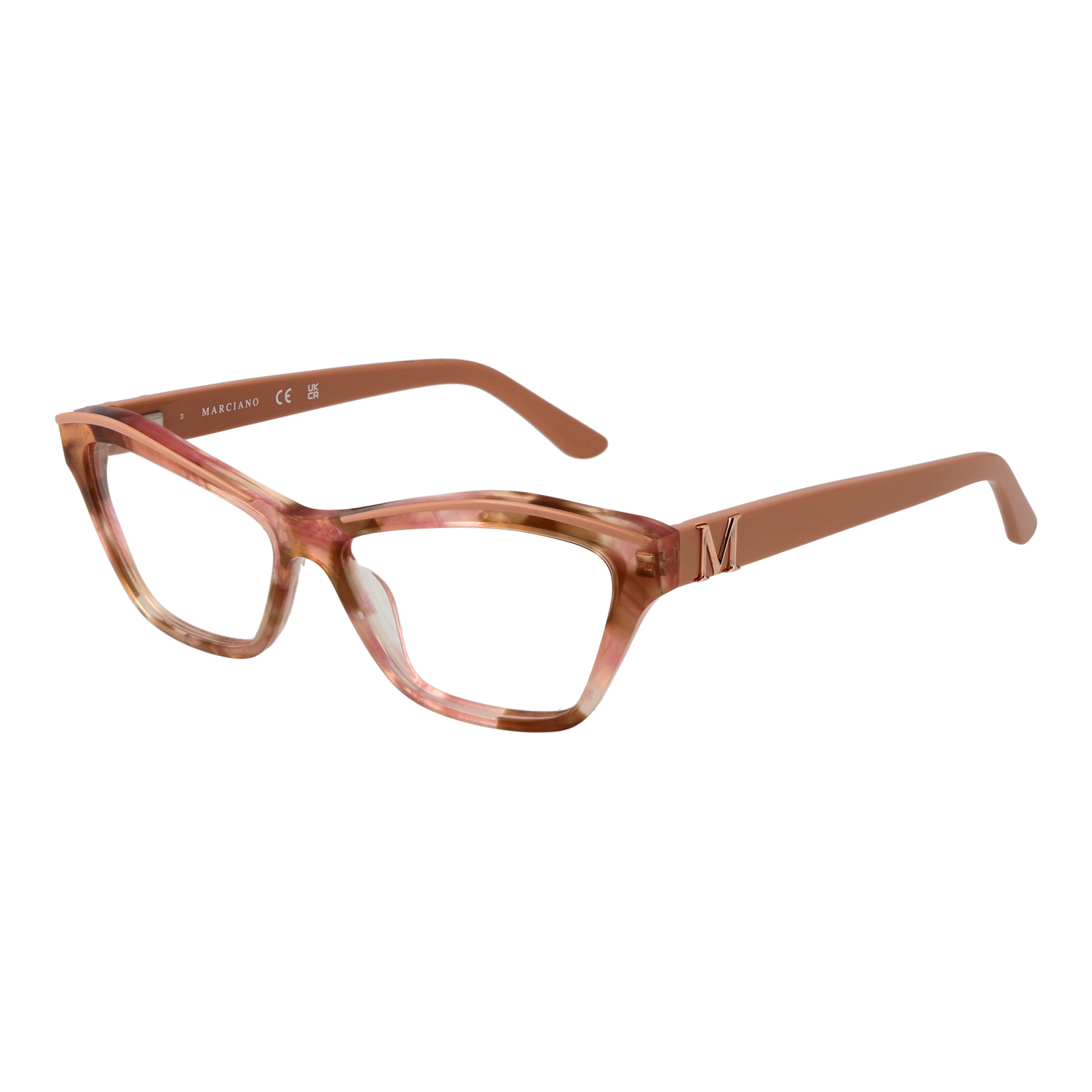 Marciano by Guess Kattöga Glasögonbåge i Beige