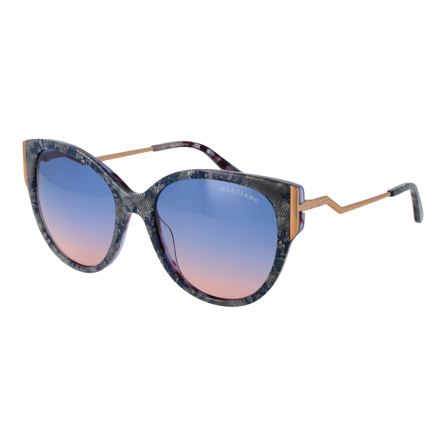 Marciano by Guess Fjärilsform Solglasögon i Blå