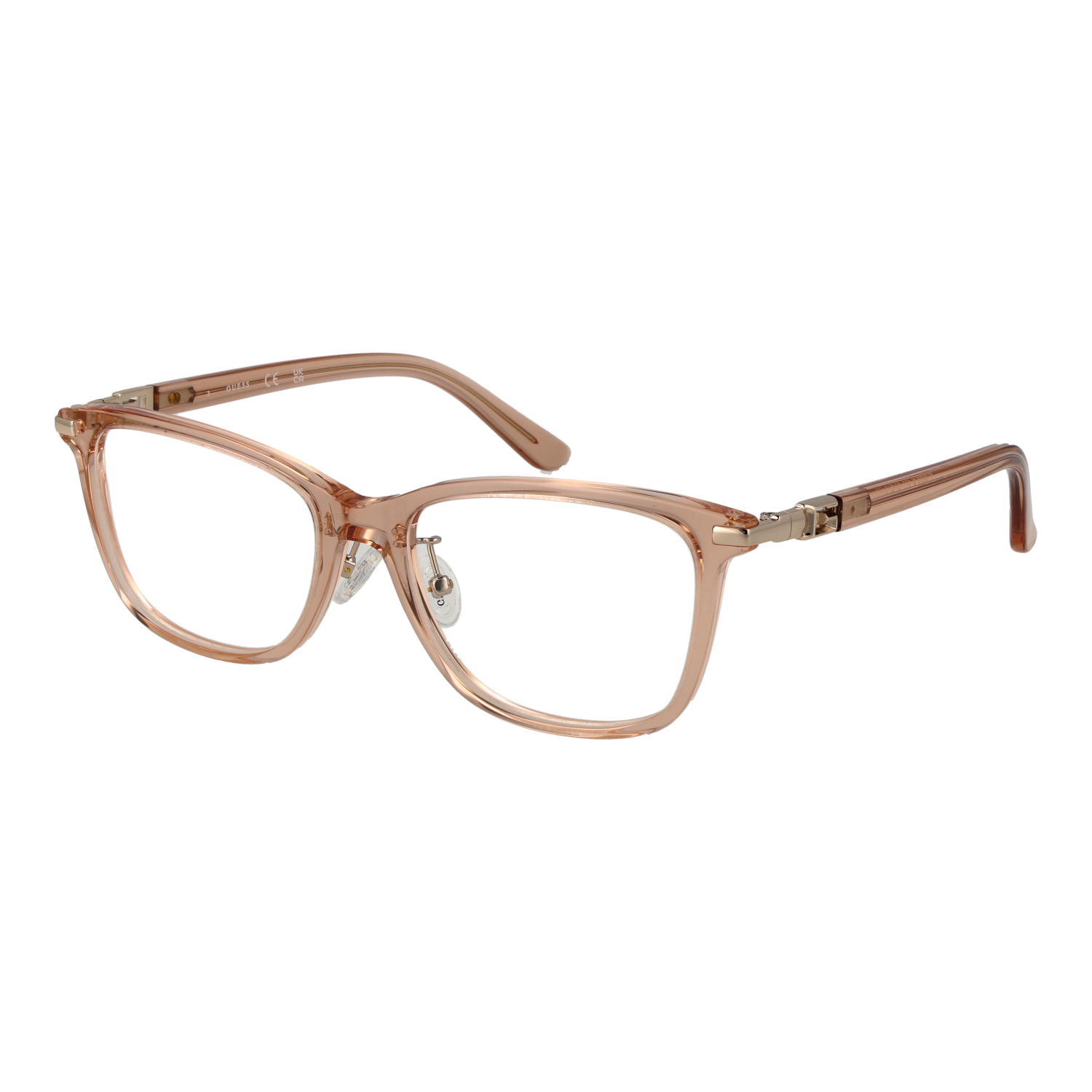 Guess Rektangulär Glasögonbåge i Beige