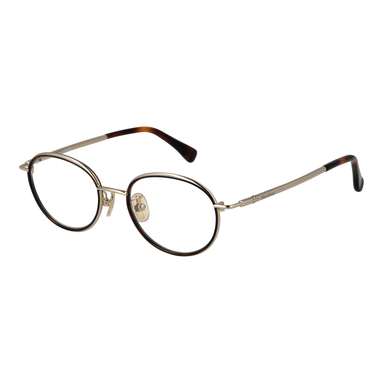 Max Mara Oval Glasögonbåge i Brun