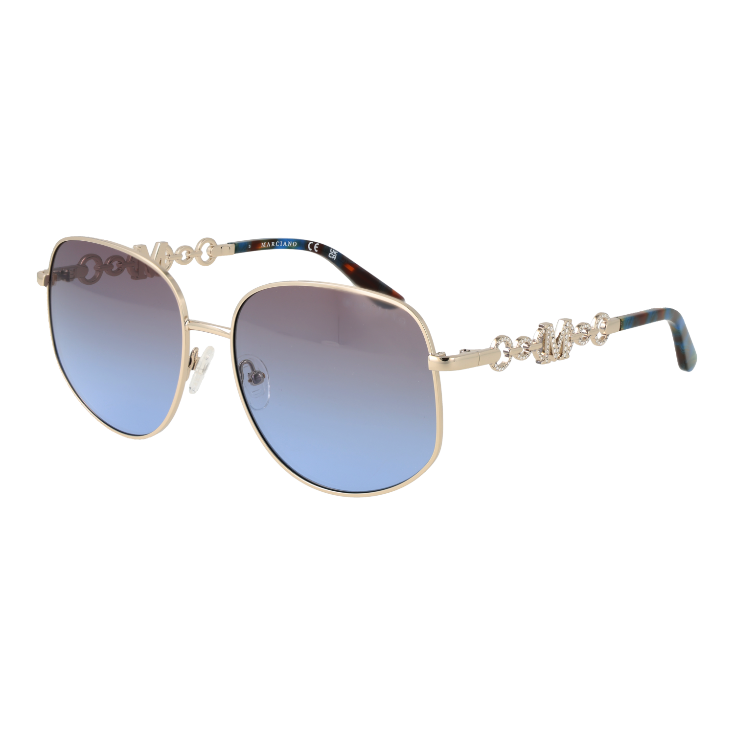 Marciano by Guess Runda Solglasögon i Guld