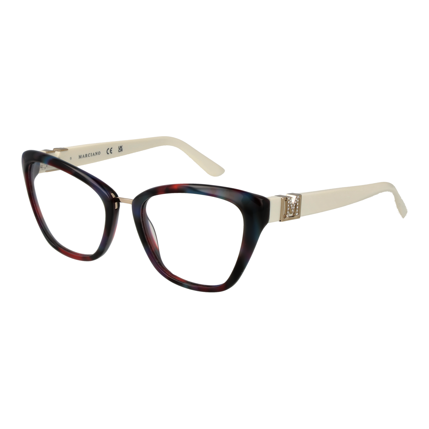 Marciano by Guess Kattöga Glasögonbåge i Blå