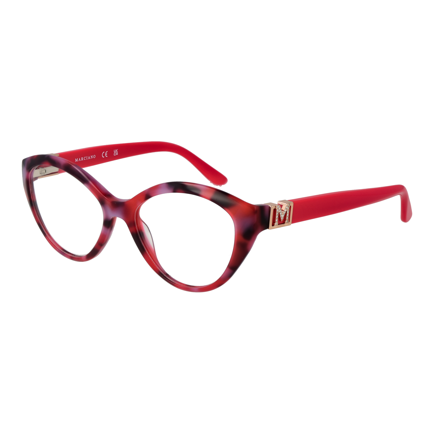 Marciano by Guess Kattöga Glasögonbåge i Röd