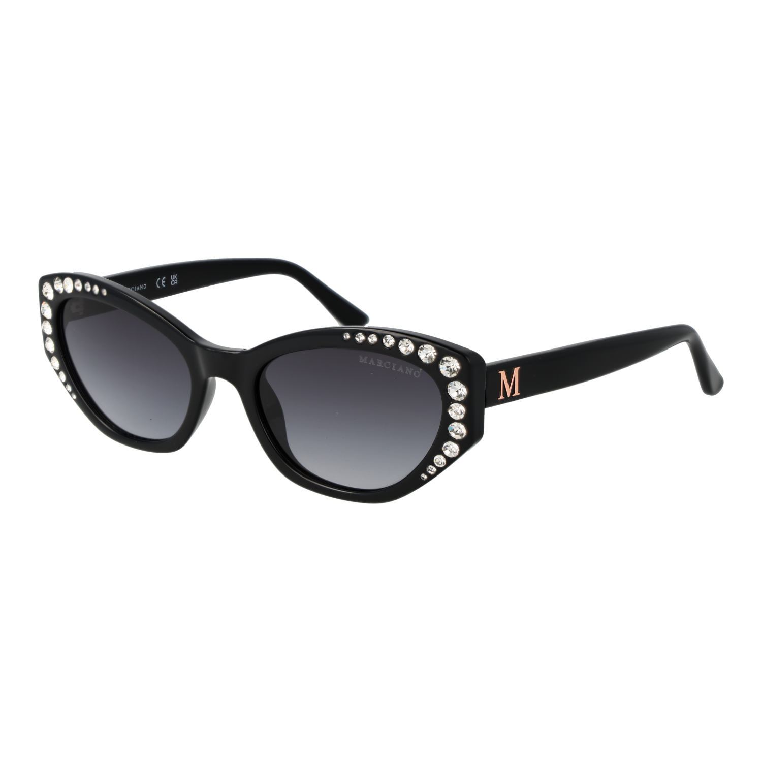 Marciano by Guess Ovala Solglasögon i Svart