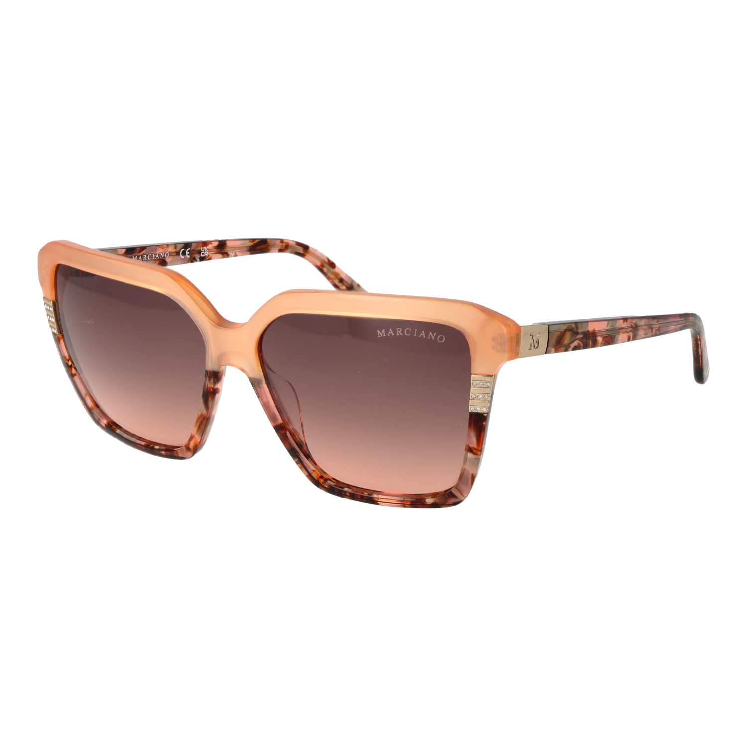 Marciano by Guess Fyrkantiga Solglasögon i Orange