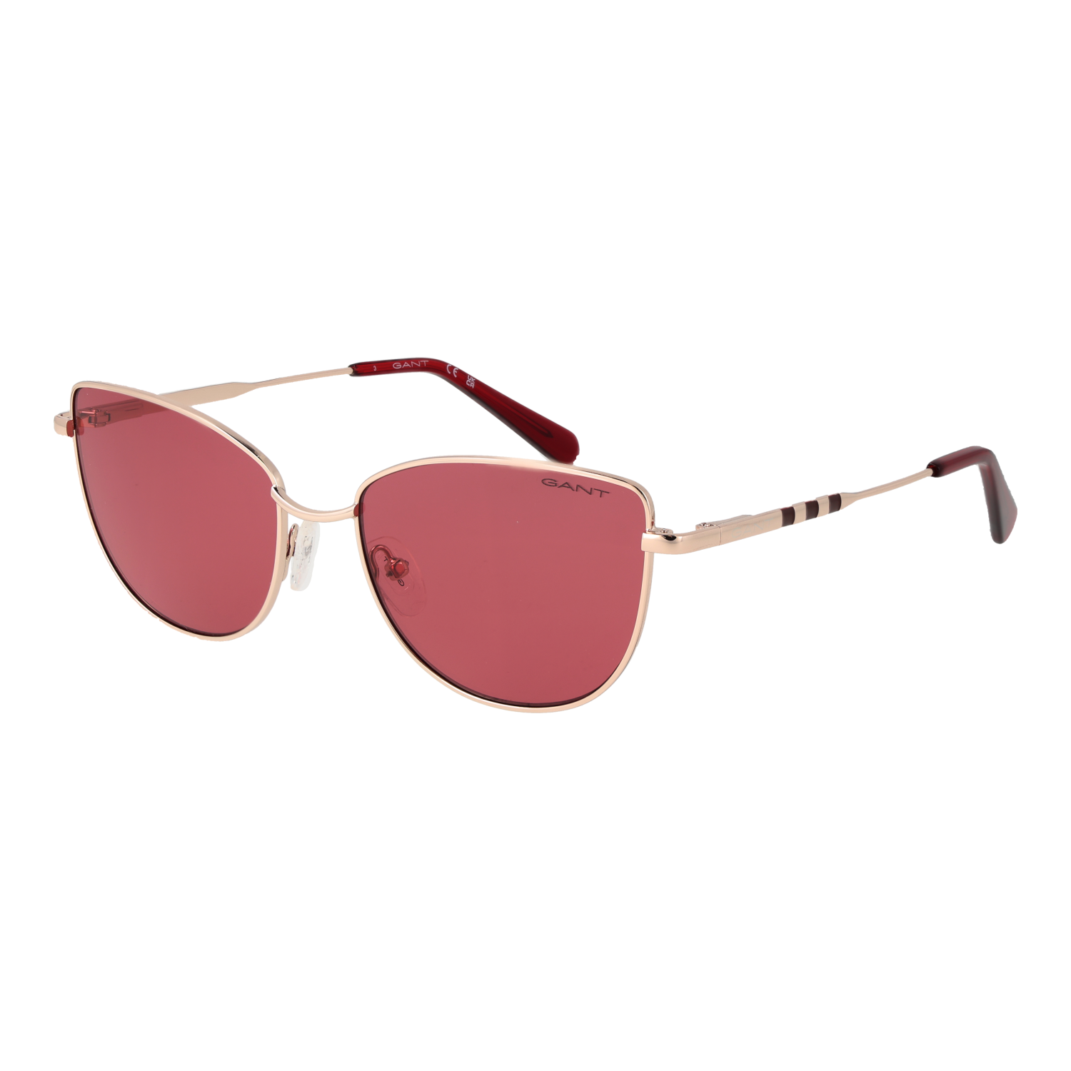 Gant Kattöga Solglasögon i Roséguld