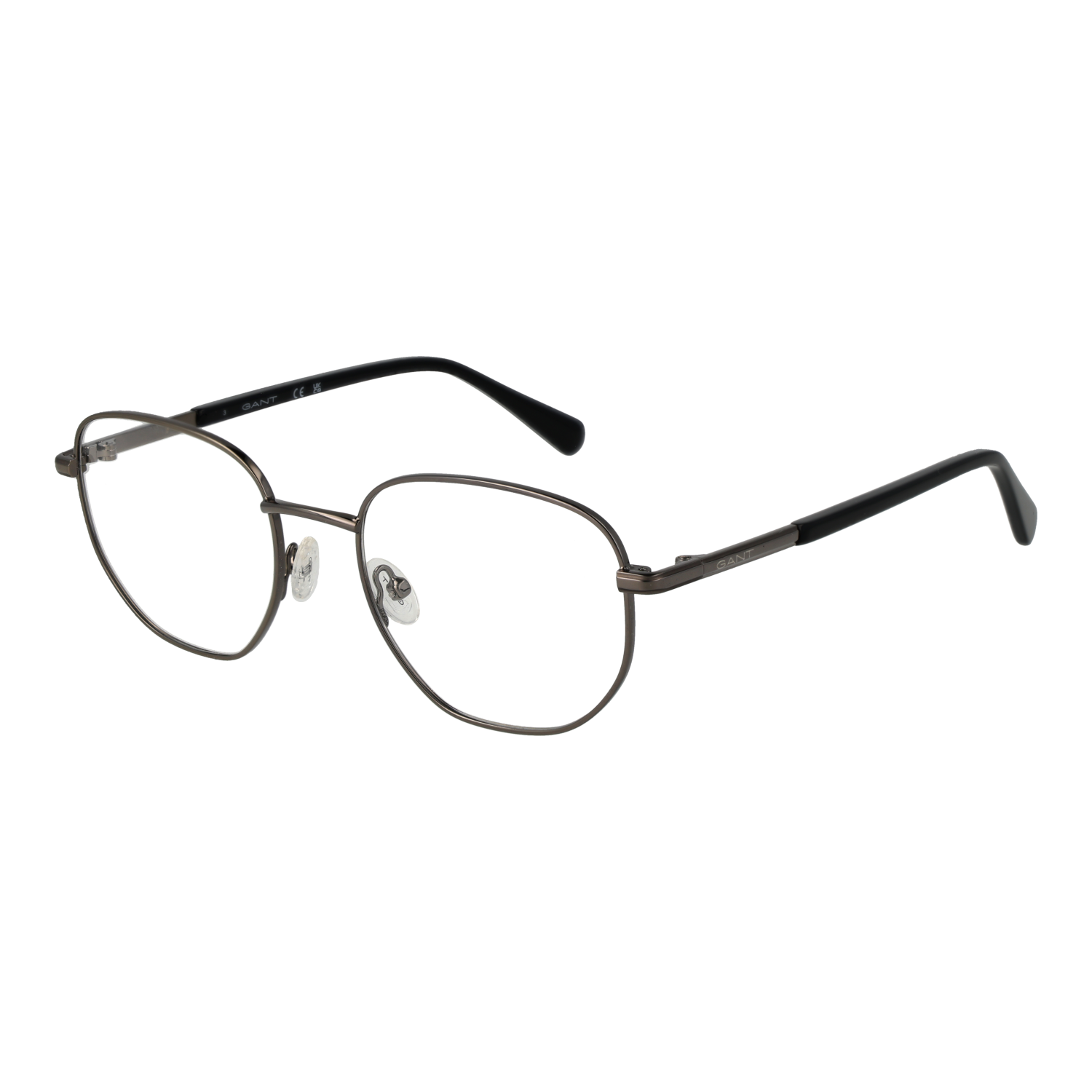Gant Geometrisk Glasögonbåge i Gunmetal